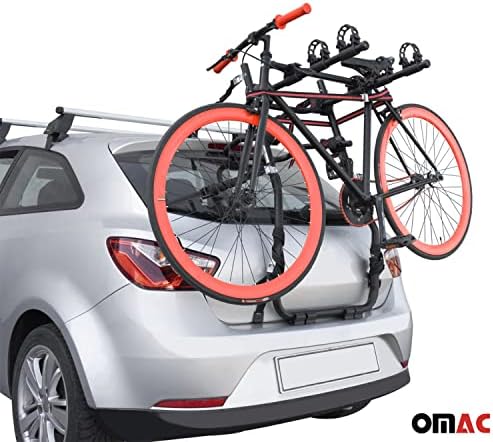 OMAC 3 מתלה אופניים ליונדאי אלנטרה GT 2002-2009 שחור | מטען רכב הרכבה על אופניים מנשא אופניים 99 קג
